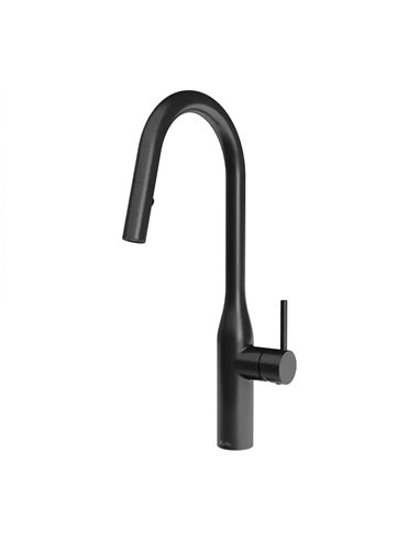 Kalia Kaviar Single Handle Kitchen Faucet Pull-Down Dual Spray