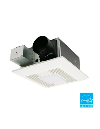 Panasonic WhisperFit DC with Light and Night Light 80-110 CFM 10W LED Chip Panel 