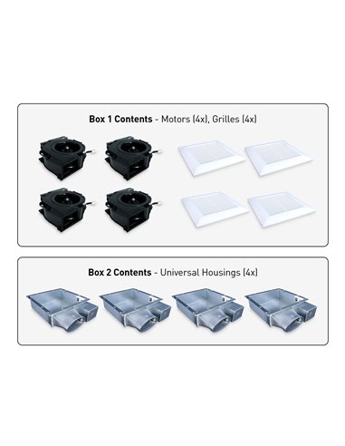 Panasonic WhisperValue DC Assy Contractor Pack 4 