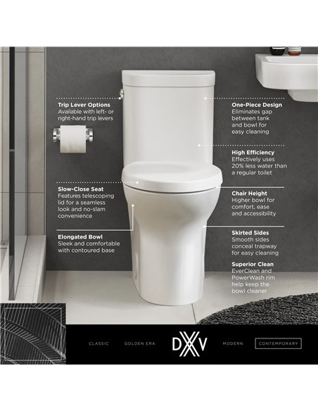 DXV Equility 1-pc Elongated toilet