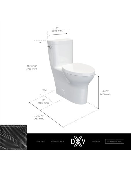 DXV Equility 1-pc Elongated toilet