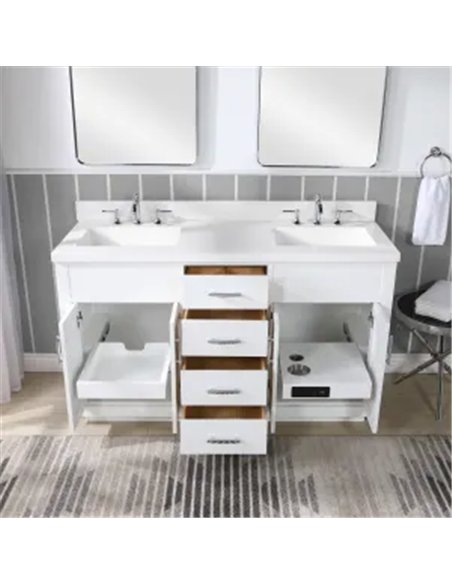 Fairmont Designs Brookings 60" Double Bowl Vanity Cabinet Only 
