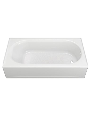 American Standard Princeton PRO Steel 60 x 30-inch Above Floor Rough Integral Apron Bathtub with Right-Hand Outlet