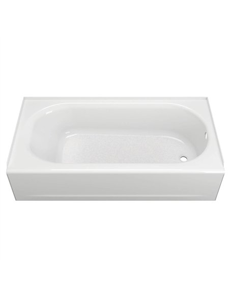 American Standard Princeton PRO Steel 60 x 30-inch Above Floor Rough Integral Apron Bathtub with Right-Hand Outlet