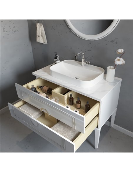 Virta 36 Inch Sarah Floor Mount Single Sink Vanity