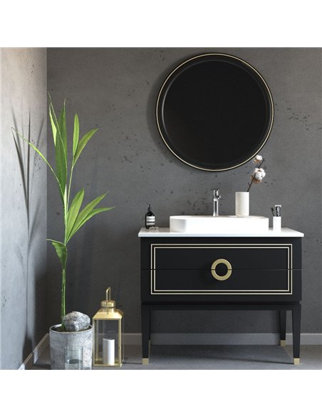 Virta 42 Inch Sarah Floor Mount Single Sink Vanity