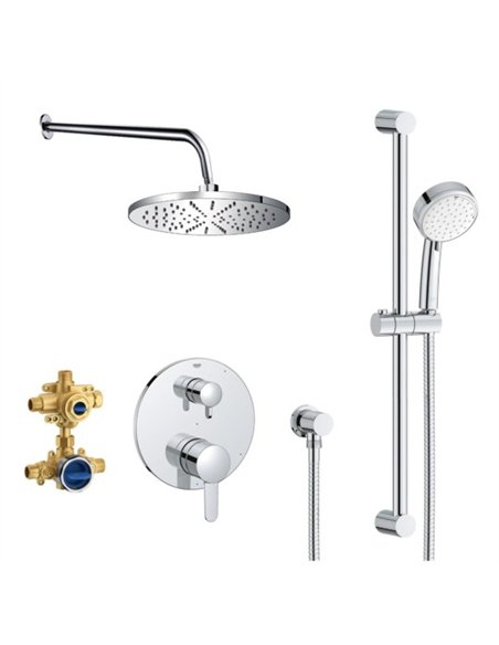 Custom Shower Kit With Grohe Cosmopolitan Pressure Balance trim valve
