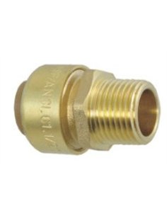 1/2" X 3/4" Push-Fit X Mip Adapter