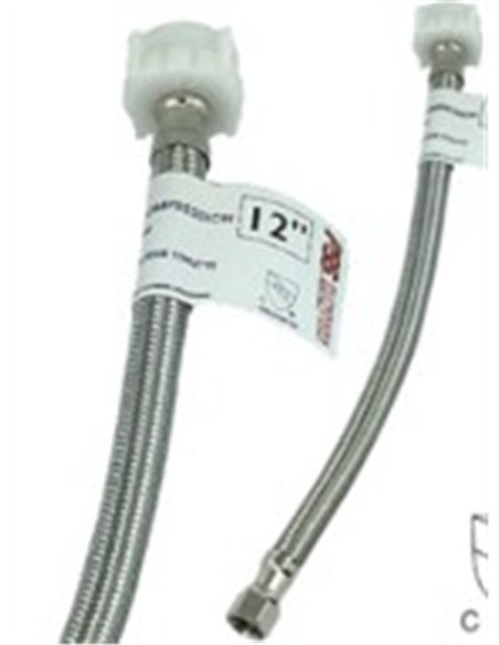 12" Flexible Stainless Steel Toilet Supply