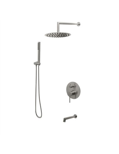 TC-NoHo Kit1 3-Way Pressure Balanced Shower System With rotatable fixed holder.
