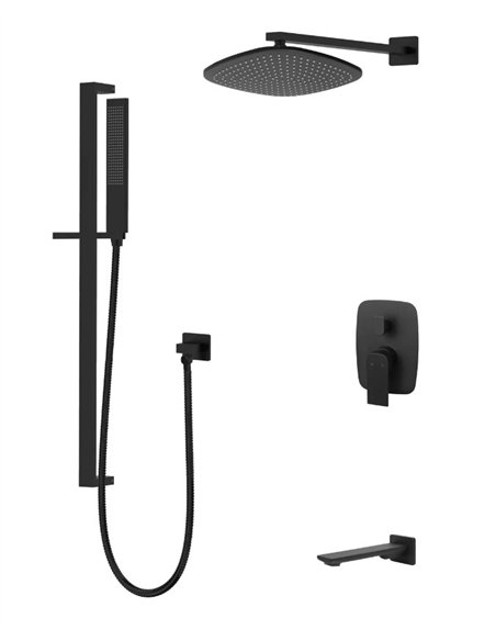 TC-TIMELYSS Kit1 3-Way Pressure Balanced Shower System With spout