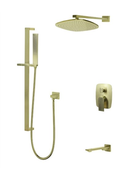 TC-TIMELYSS Kit1 3-Way Pressure Balanced Shower System With spout