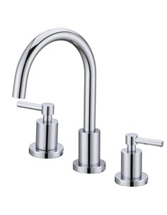 ELEGANTE Three Holes Widespread Bathroom Faucet - F13104