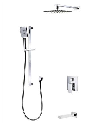 TC-MADISON 3WAY Pressure Balanced Shower System With Slide bar
