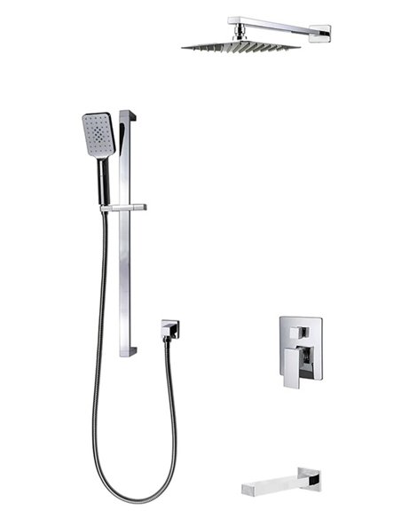 TC-MADISON 3WAY Pressure Balanced Shower System With Slide bar