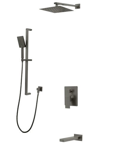 TC-MADISON 3WAY Pressure Balanced Shower System With Slide bar