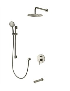 TC-ELEGANTE 3WAY Pressure Balanced Shower System With Slide bar