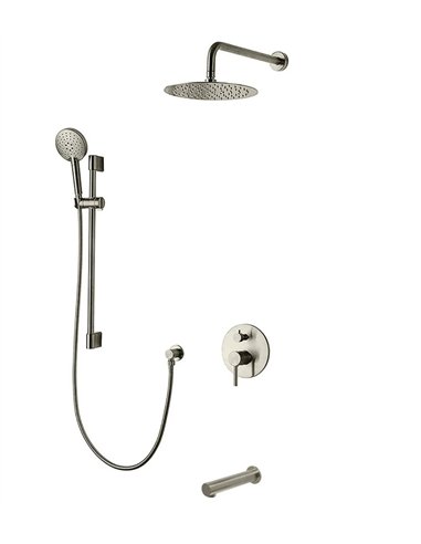 TC-ELEGANTE 3WAY Pressure Balanced Shower System With Slide bar