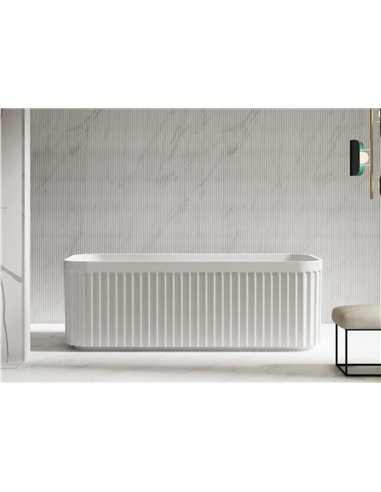 TC-DORIC SQUARE ONE PIECE BATHTUB 59''