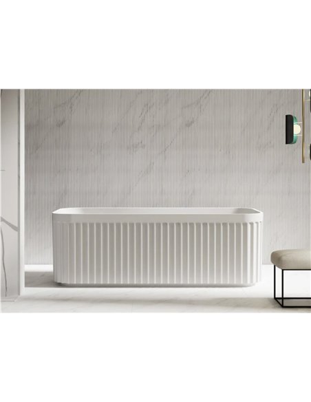 TC-DORIC SQUARE ONE PIECE BATHTUB 59''