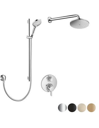 Hansgrohe Raindance Thermostatic Shower Kit Round