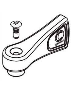 Moen Commercial Lever Handle,Hot, 8200 Series