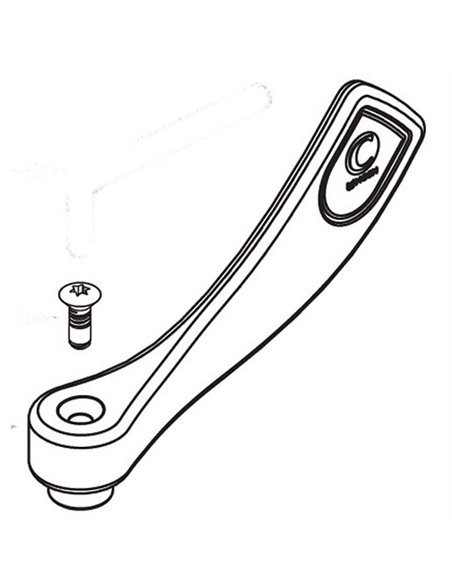 Moen Commercial Wrist Blade Handle, Cold, 8200 Series