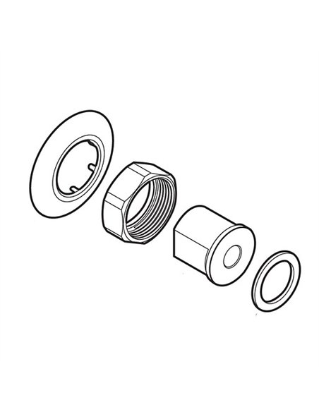 Moen Commercial Wall escutcheon and gasket