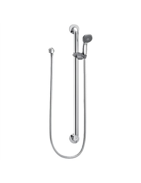 Moen Commercial Chrome/stainless slide bar/grab bar shower