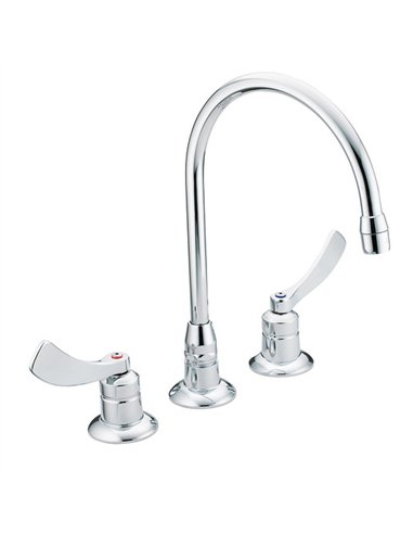 Moen M-DURA Chrome two-handle kitchen faucet