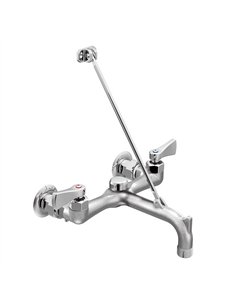 Moen M-DURA Rough chrome two-handle service sink faucet