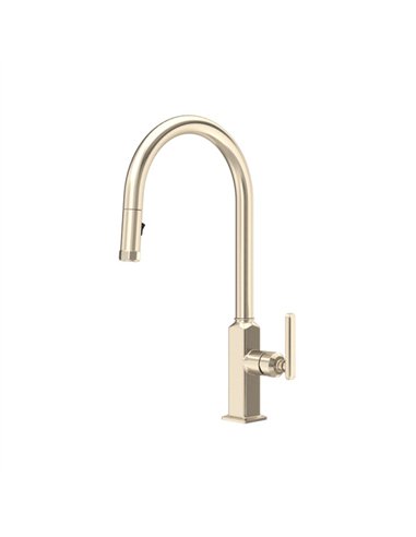 Rohl Apothecary Pull-Down Kitchen Faucet With C-Spout