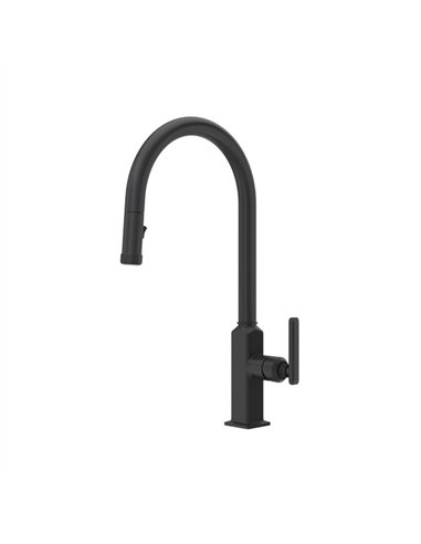 Rohl Apothecary Pull-Down Kitchen Faucet With C-Spout
