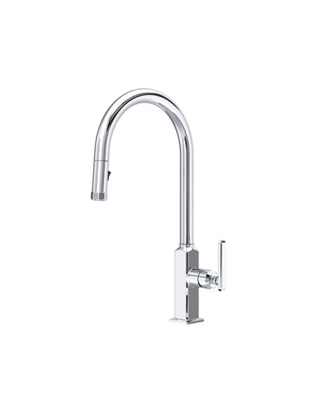 Rohl Apothecary Pull-Down Kitchen Faucet With C-Spout