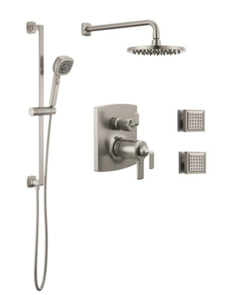 BRIZO ALLARIA KIT335AL 3-WAY THERMOSTATIC SHOWER KIT