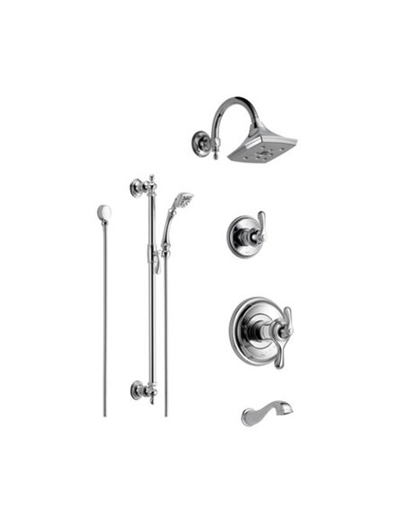 BRIZO CHARLOTTE KIT335-1CH 3-WAY THERMOSTATIC SHOWER KIT