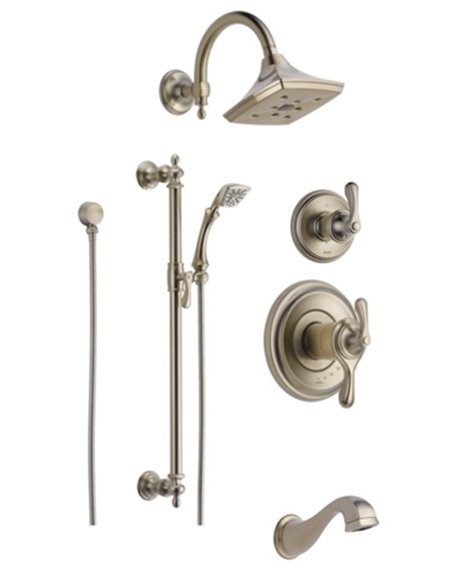 BRIZO CHARLOTTE KIT335-1CH 3-WAY THERMOSTATIC SHOWER KIT