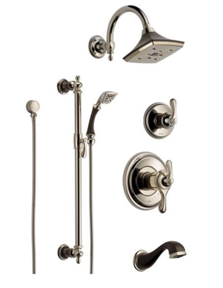 BRIZO CHARLOTTE KIT335-1CH 3-WAY THERMOSTATIC SHOWER KIT
