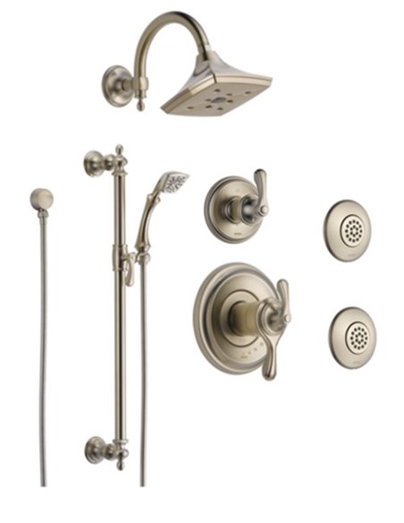 BRIZO CHARLOTTE KIT336CH 3-WAY THERMOSTATIC SHOWER KIT