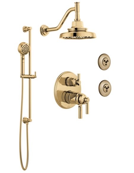 BRIZO INVARI KIT335IN 3-WAY THERMOSTATIC SHOWER KIT