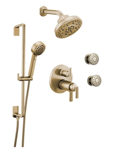 BRIZO LEVOIR KIT335LV 3-WAY THERMOSTATIC SHOWER KIT