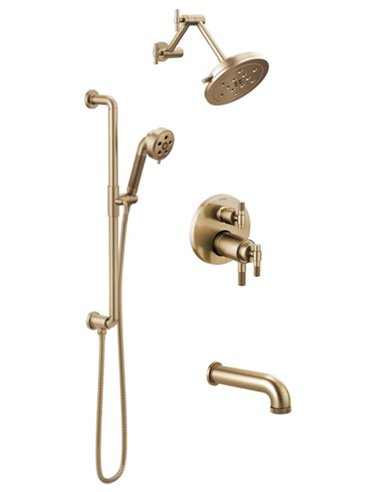 BRIZO LITZE KIT334LT 3-WAY THERMOSTATIC SHOWER KIT