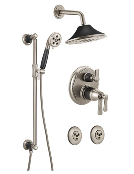 BRIZO ROOK KIT335RK 3-WAY THERMOSTATIC SHOWER KIT