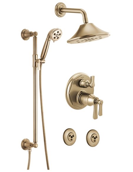 BRIZO ROOK KIT335RK 3-WAY THERMOSTATIC SHOWER KIT