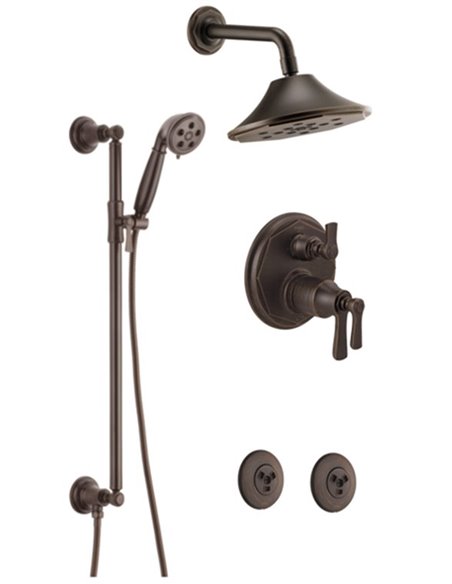 BRIZO ROOK KIT335RK 3-WAY THERMOSTATIC SHOWER KIT