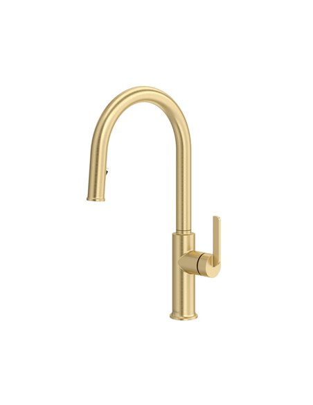 Riobel Authentica AU201 Pull-Down Kitchen Faucet with C-Spout
