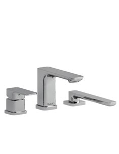 Riobel Equinox TEQ10 3-piece deck-mount tub filler with hand shower trim (Without Rough-in) 2