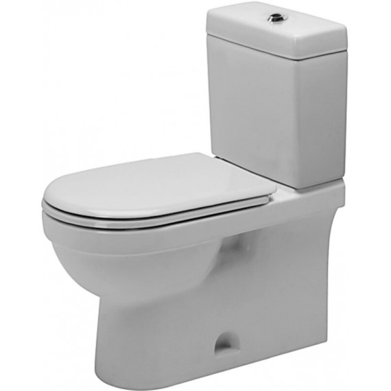 Duravit 0112010062 Bowl only for Two-Piece toilet Happy D.2 white siphon jet elong. HETGB