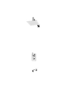 Rubi Quatro 1/2" Thermostatic Shower Set 2 Way Diverter XVTR69S