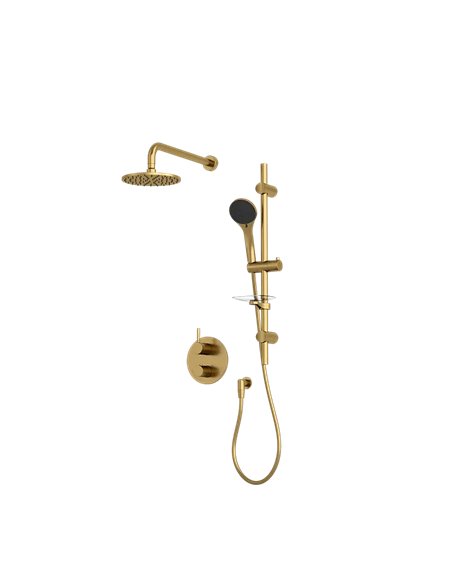 Rubi Vertigo 1/2" Thermostatic Shower Set 2 Way Diverter XVTR69R